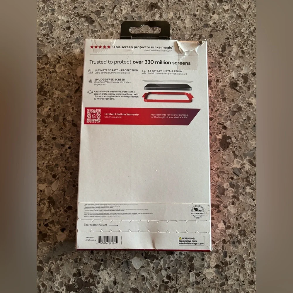 Zagg Glass Elite Screen Protector 6.7”